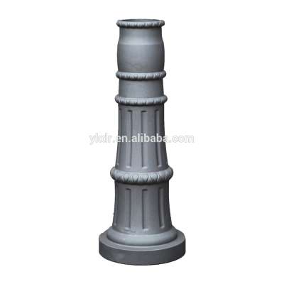 Professional aluminum foundry supply sand casting decorative lamp post bases