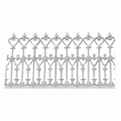 china aluminum sand casting foundry supply cast aluminum fence and decorations as drawing or sample